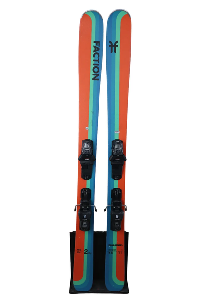 USED 2025 Faction Dancer 2X Skis 155cm with Faction 10 Bindings