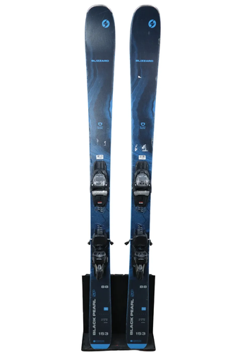 USED 2023 Blizzard Black Pearl 88 SP Skis 153cm with Marker TCX 11 Bindings