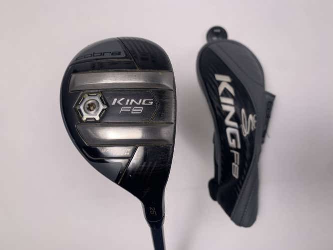 Cobra KING F8 5 Hybrid 25* Aldila Rogue Pro 75g Stiff Graphite Mens RH HC