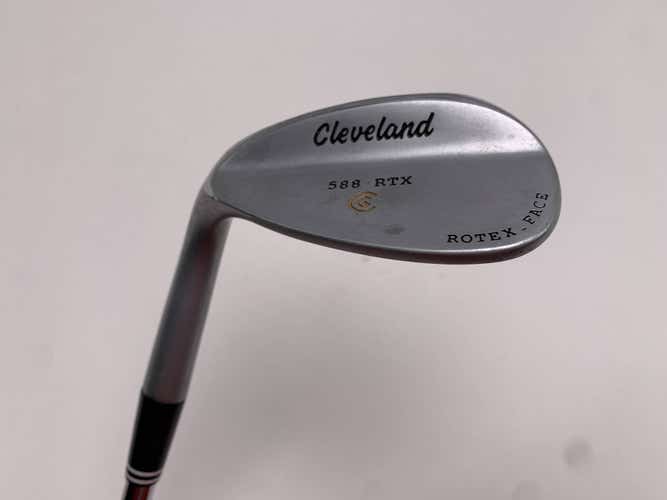 Cleveland 588 RTX Satin Chrome Sand Wedge SW 56* 14 Dynamic Gold Wedge LH