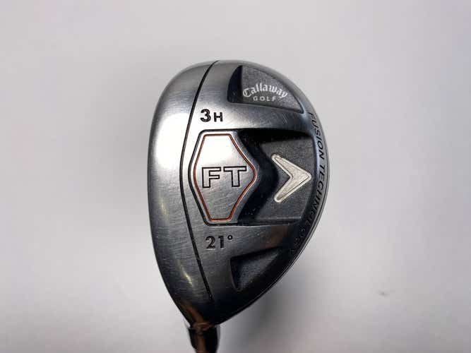 Callaway FT Hybrid 2008 3 Hybrid 21* Fujikura Fit On M Stiff Graphite Mens LH
