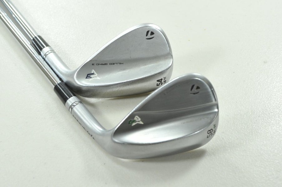 TaylorMade Milled Grind 3 / 4 Satin 54*, 58* Wedge Set Right DG Steel # 209131