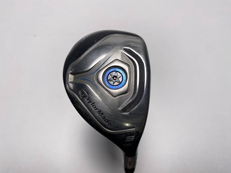 TaylorMade Jetspeed 3 Hybrid 19* VeloxT 75g Stiff Graphite Mens RH Midsize Grip