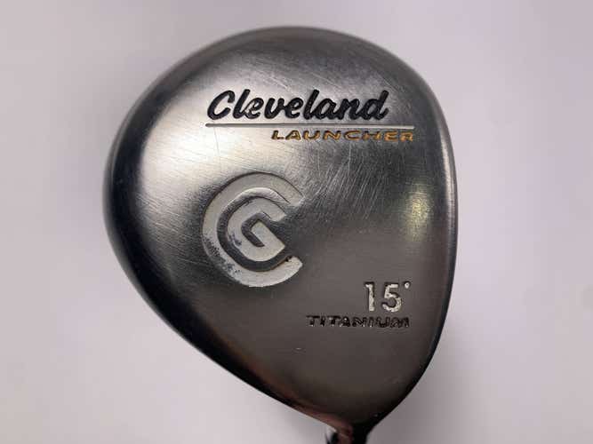 Cleveland Launcher 3 Fairway Wood 15* Aldila NV Green 65g Stiff Graphite Mens RH
