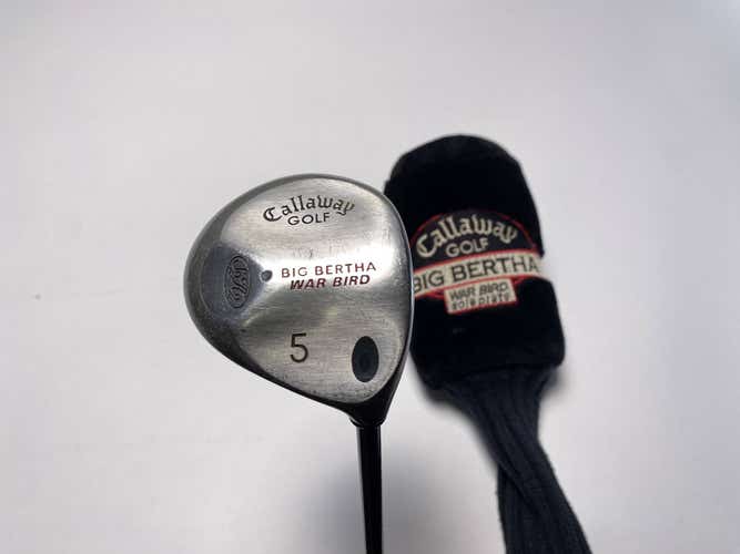 Callaway Big Bertha Warbird 5 Fairway Wood 18* RCH 96 Regular RH HC