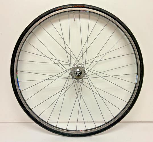 Vintage Nisi HR 22 36-Spoke Aluminum 700C Rear Wheel Campagnolo Record Hub +Tire