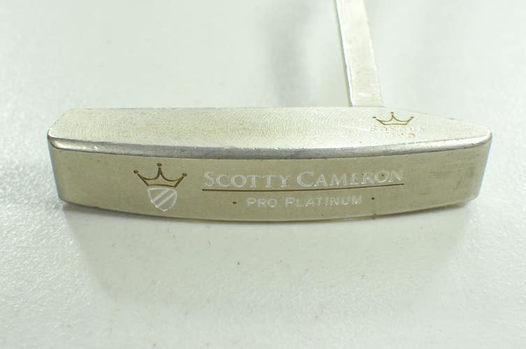 Titleist 1999 Scotty Cameron Pro Platinum Sonoma 2 Slant 35" Putter RH # 208912