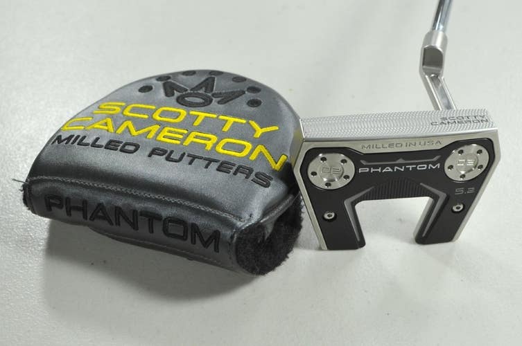 Titleist 2025 Scotty Cameron Phantom 5.2 33" Putter RH Steel with Cover  #209259