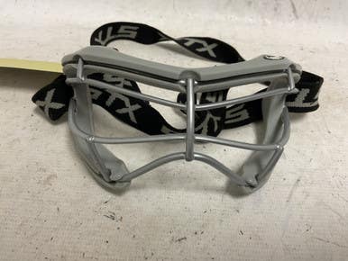 Used STX 4SIGHT PLUS-S YTH GOGGLES Lacrosse Facial Protect Grey Youth 11855-S000197942