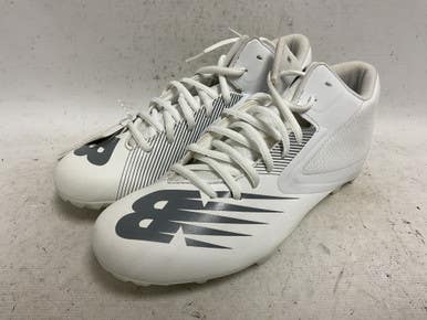 Used New Balance Rush WRUSHMW1 LAX Cleats Womens White Senior 8 11855-S000197940