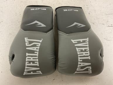 Used Everlast ELITE TRAINING GLOVES Boxing Gloves Grey Senior 11855-S000197929