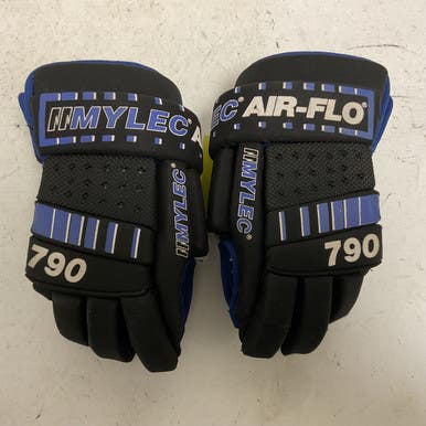 Used Mylec AIR-FLO 790 Senior Gloves Black And Navy Blue 13" 11855-S000197926