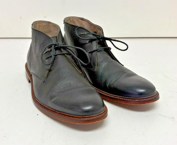 Banana Republic Norman marbled Black Leather Desert Boots US Men's 9 GREAT