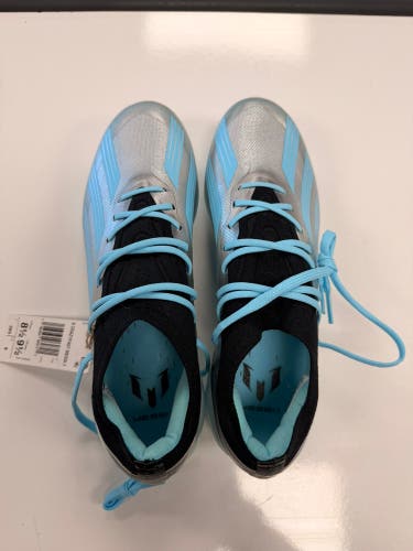 Blue Unisex Size M 8.5 (W 9.5) Adidas Messi Cleats (New)