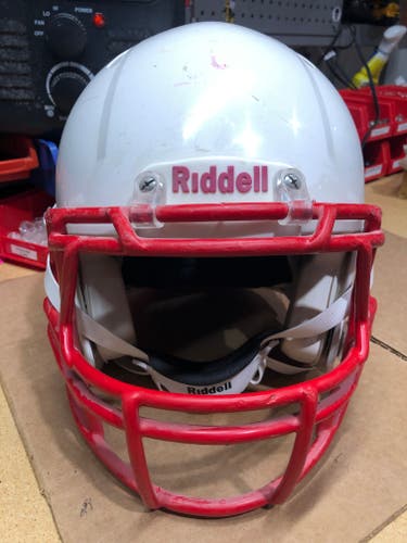 USED RIDDELL SPEED ADULT HELMET - XL - WHITE