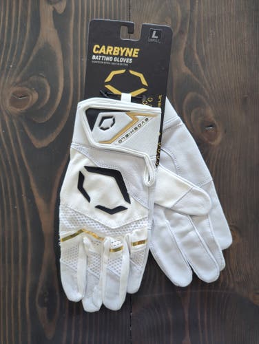 Adult Large EvoShield Carbine gloves. Batting Gloves (New)