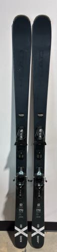 Head Kore X 80 Skis w/ Head PR 11 Bindings – 170cm – All-Mountain Frontside