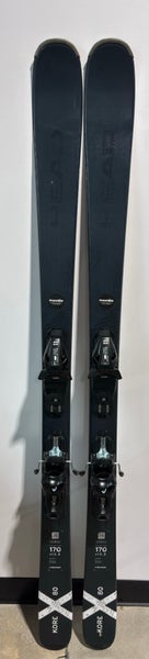 Head Kore X 80 Skis w/ Head PR 11 Bindings – 170cm – All-Mountain Frontside