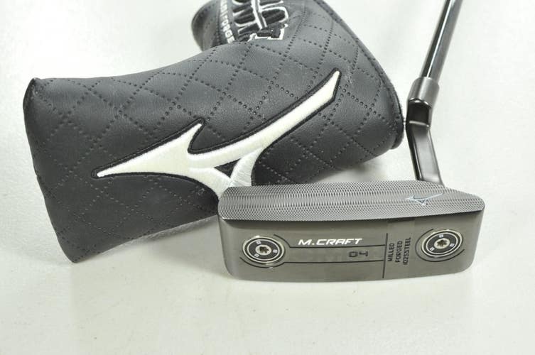 Mizuno M.Craft OMOI Type 4 Black Ion 35" Putter RH Steel with Head Cover #206172