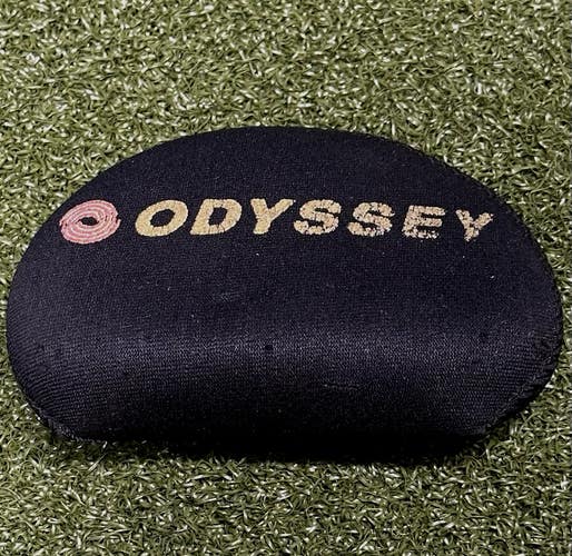 Vintage Odyssey Golf Mallet Style Neoprene Cover Headcover Black