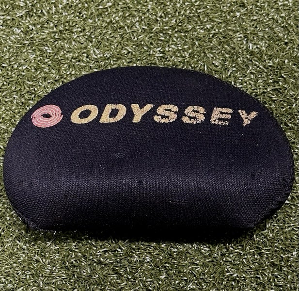 Vintage Odyssey Golf Mallet Style Neoprene Cover Headcover Black