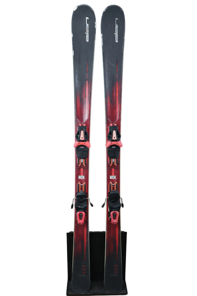 USED 2019 Elan Delight Supreme Skis 158cm with Elan ELW 10 Bindings