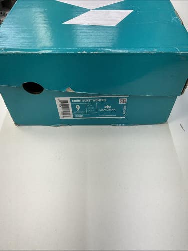 Womens White-Teal Diadem Court Burst