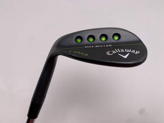 Callaway MD3 Milled Black S-Grind Lob Wedge LW 58* 8 DG S300 Wedge Steel Mens LH