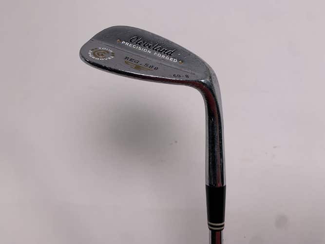 Cleveland 588 Satin 2012 Lob Wedge LW 60* 8 Tour Concept Wedge Steel Mens RH