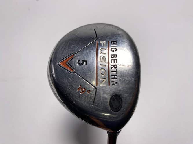 Callaway Big Bertha Fusion 5 Fairway Wood 19* Aldila NVS Orange 55g Senior RH