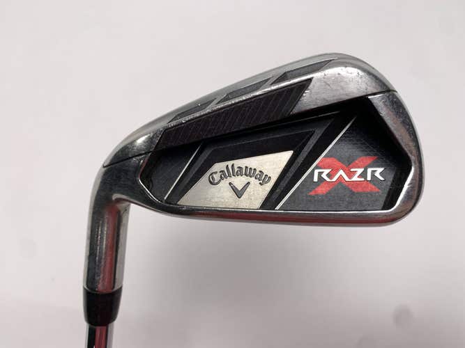 Callaway Razr X Single 6 Iron Uniflex Steel Mens LH