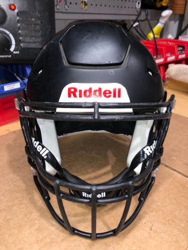 USED RIDDELL FLEX ADULT HELMET - MEDIUM - FLAT BLACK
