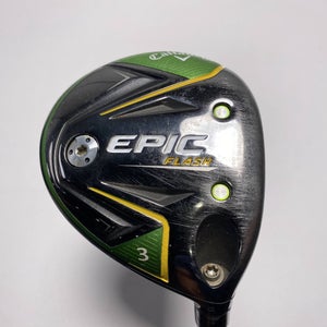Callaway EPIC Flash 3 Fairway Wood 15* Project X EvenFlow 5.0 45g Senior RH
