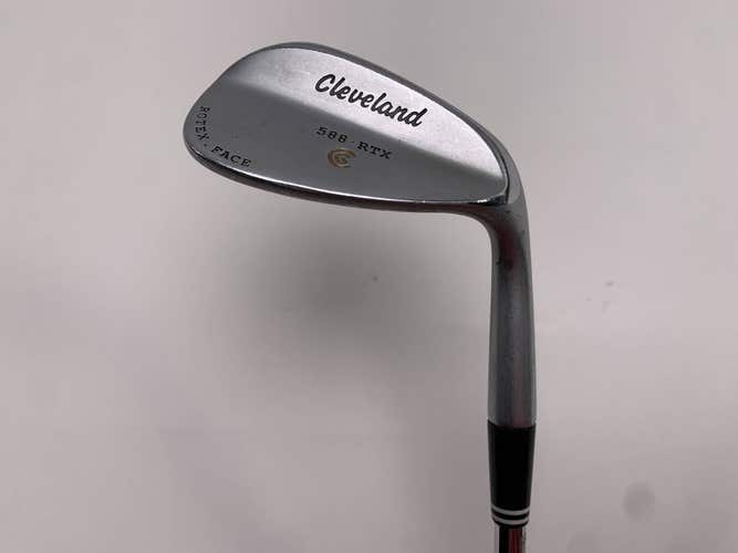 Cleveland 588 RTX Satin Chrome Gap Wedge GW 52* 10 DG Wedge Steel Mens RH