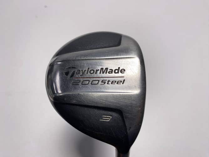 TaylorMade 200 Steel 3 Fairway Wood 15* Lite 90g Stiff Graphite Mens RH