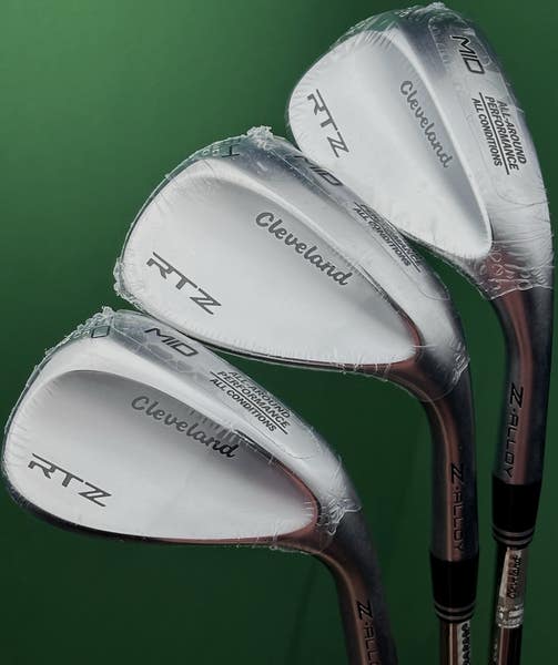 Cleveland RTZ Tour Satin Wedge Set 50-10, 54-10, 58-10 Steel DG