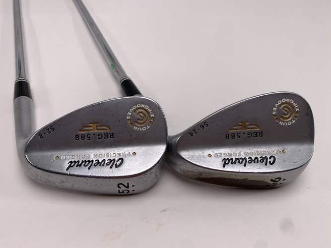 Cleveland 588 Satin 2012 Wedge Set 52* 8 | 56* 14 Tour Concept Wedge Mens RH