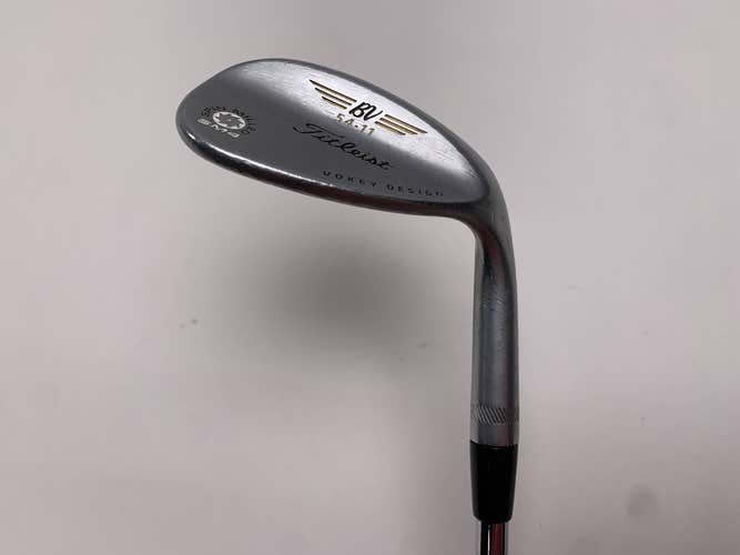 Titleist Vokey Spin Milled SM4 Chrome Sand Wedge SW 54* 11 Wedge Steel Mens RH