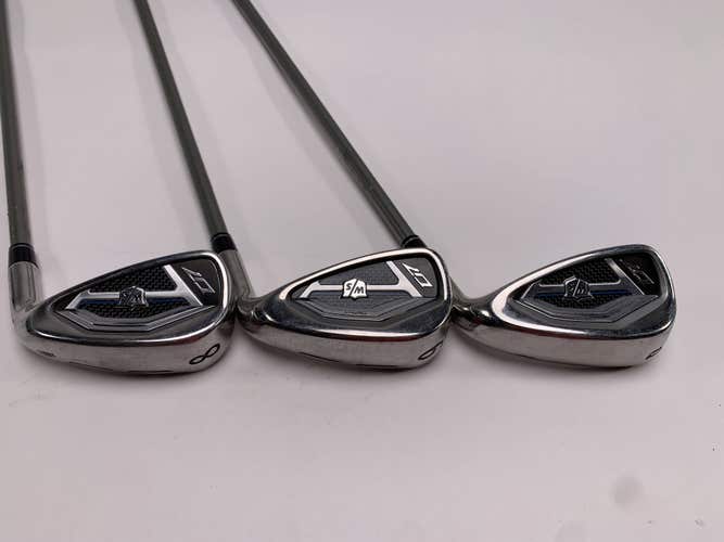 Wilson D7 Iron Set 8-PW UST Mamiya Recoil 460 Senior Steel Mens RH