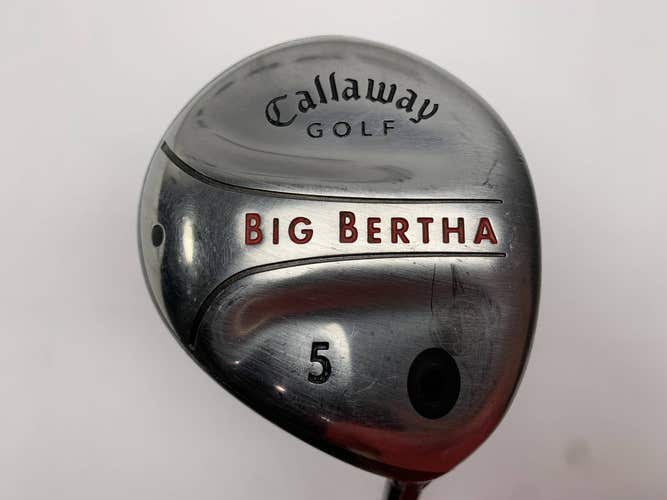 Callaway Big Bertha 2004 5 Fairway Wood 18* RCH 75w Regular Graphite Mens RH