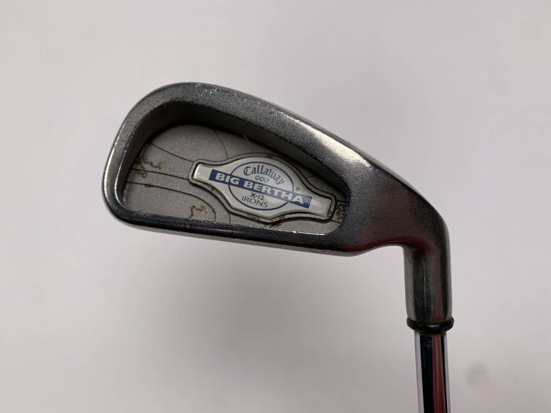 Callaway X-12 Single 4 Iron Memphis "10" 98 Regular Steel Mens RH Midsize Grip