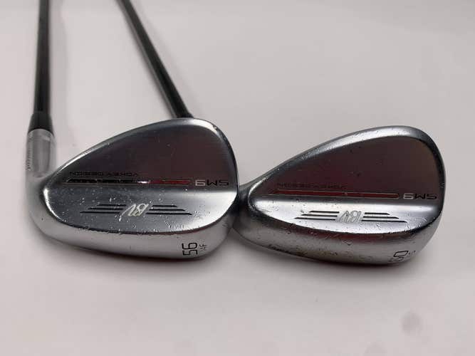 Titleist Vokey SM9 Tour Chrome Wedge Set 56*14 | 60*10 Tensei Red Reg RH +1''