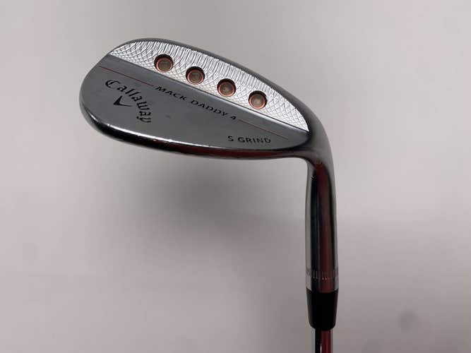 Callaway Mack Daddy 4 Chrome Lob Wedge LW 60* 10S DG S200 Tour Issue Stiff RH