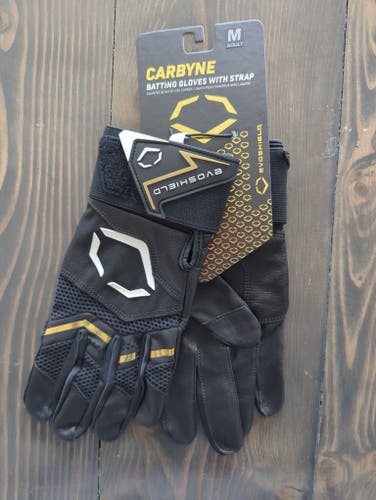 Adult Medium EvoShield Carbine With Strap Batting Gloves (New)