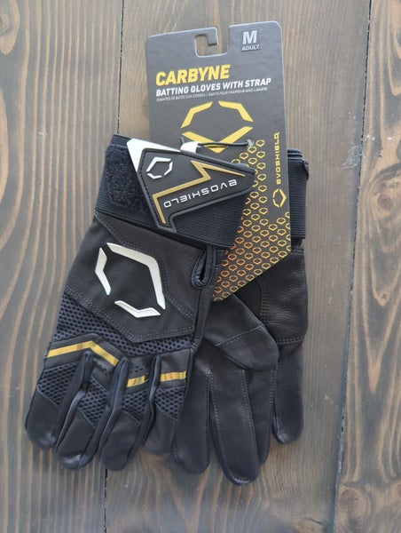 Adult Medium EvoShield Carbine With Strap Batting Gloves (New)