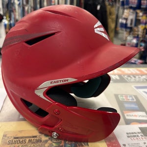 JR Easton Pro X baseball with jaw guard (Used) Small Red Batting Helmet Junior