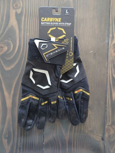 Adult Large EvoShield Carbine With Strap Batting Gloves (New)