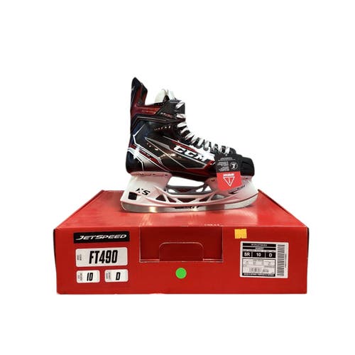 Senior New CCM JetSpeed FT490 Hockey Skates Regular Width 10