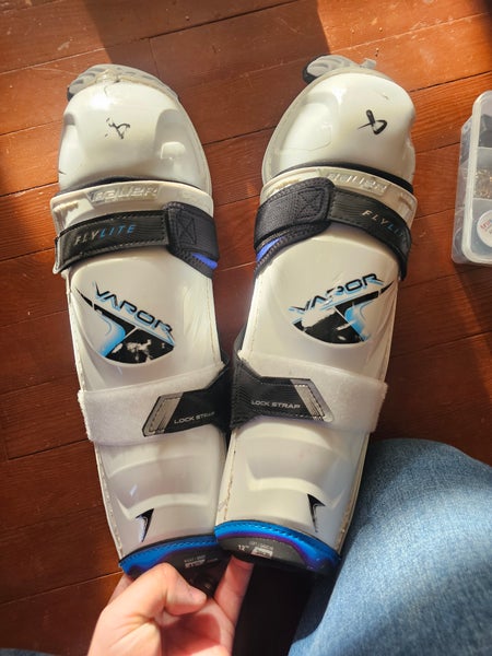Junior Bauer Vapor Flylite 12" Shin Pads (Used)