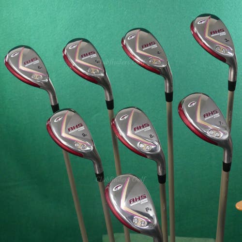 Lady Top Flite AHS Hybrid 3-PW Iron Set Factory Harrison Graphite Ladies w/ HC